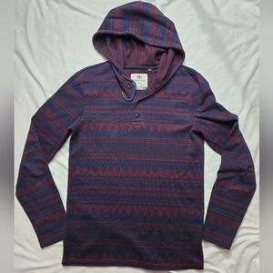 On the Byas aztec patterned hoodie sweatshirt